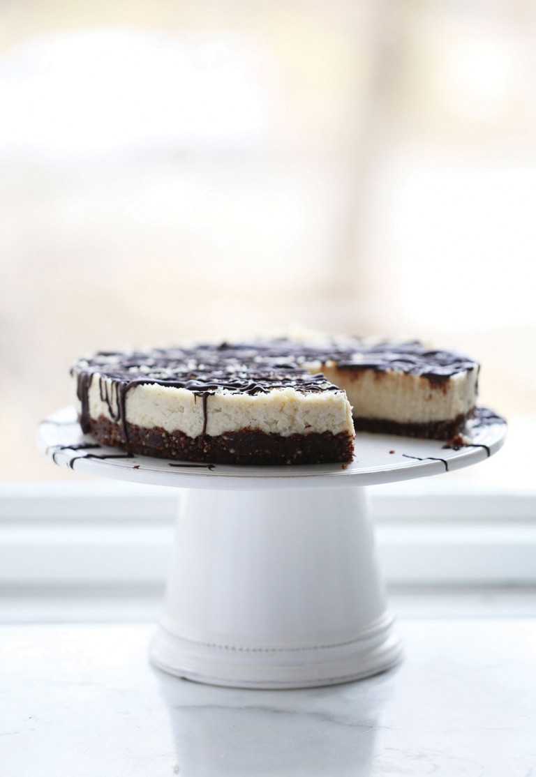 Raw Chocolate Coconut Bounty Cheesecake