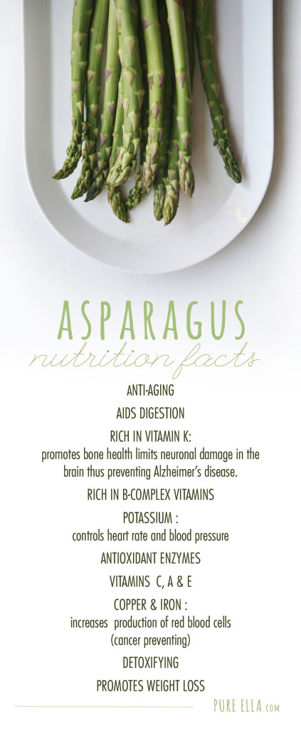 Nutrition Facts Health Benefits Of Asparagus