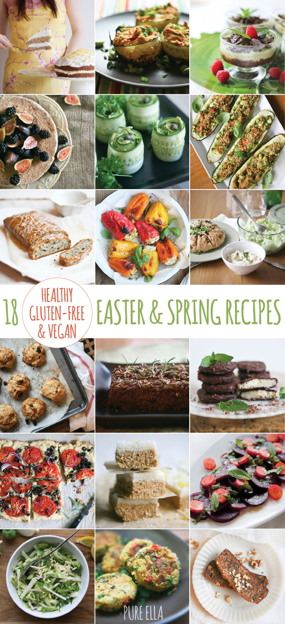 18 Healthy Gluten Free And Vegan Easter And Spring Recipes