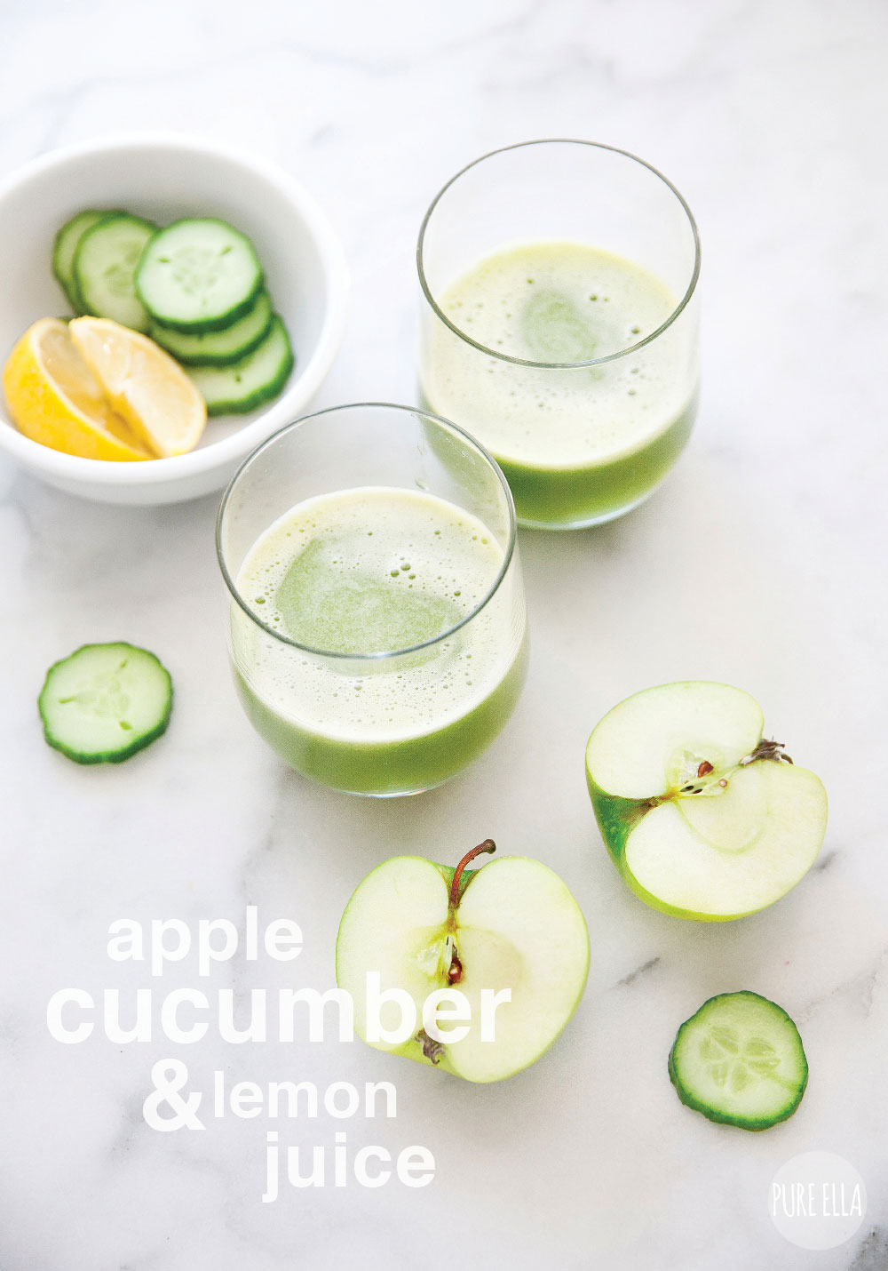 Apple Cucumber Lemon Detox Juice