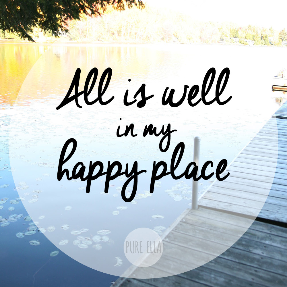 Monday Motivation : Find your happy place