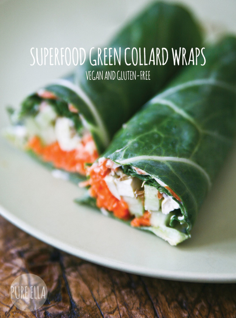 Superfood Green Collard Wraps