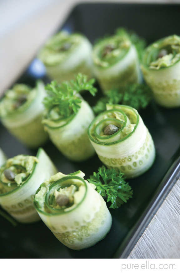 Easy and Allergy Friendly Cucumber and Avocado Sushi Rolls - Nut Free Wok