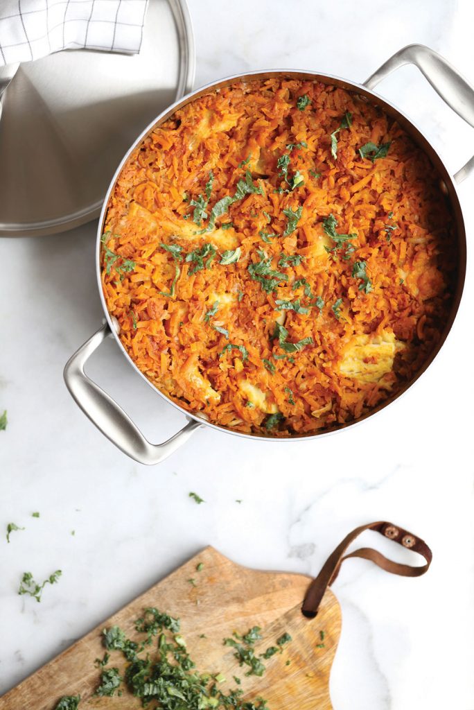 Shredded Carrot Fish Casserole