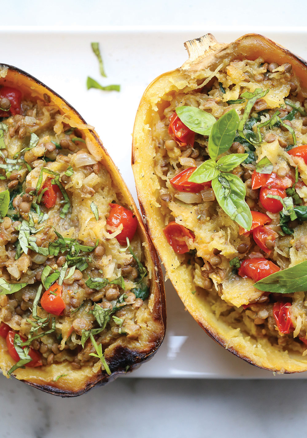 spaghetti-squash-boats-with-green-lentils-deliciously-ella-pure-ella-leche